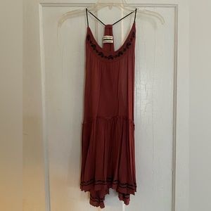 Urban Outfitters flowy red long top, size M (fits more like size L)